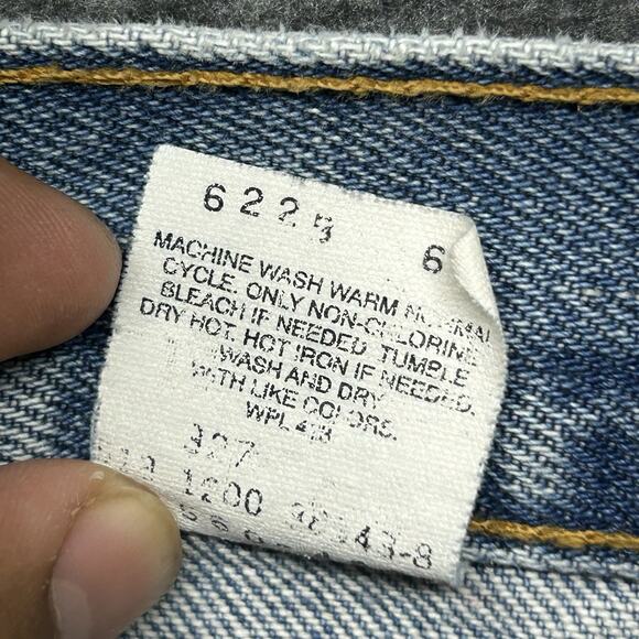 Levis Jeans Mens 40x32 Blue Cotton Denim 560‎ Comfort Fit Western Cowboy 90s Vtg - Picture 7 of 8